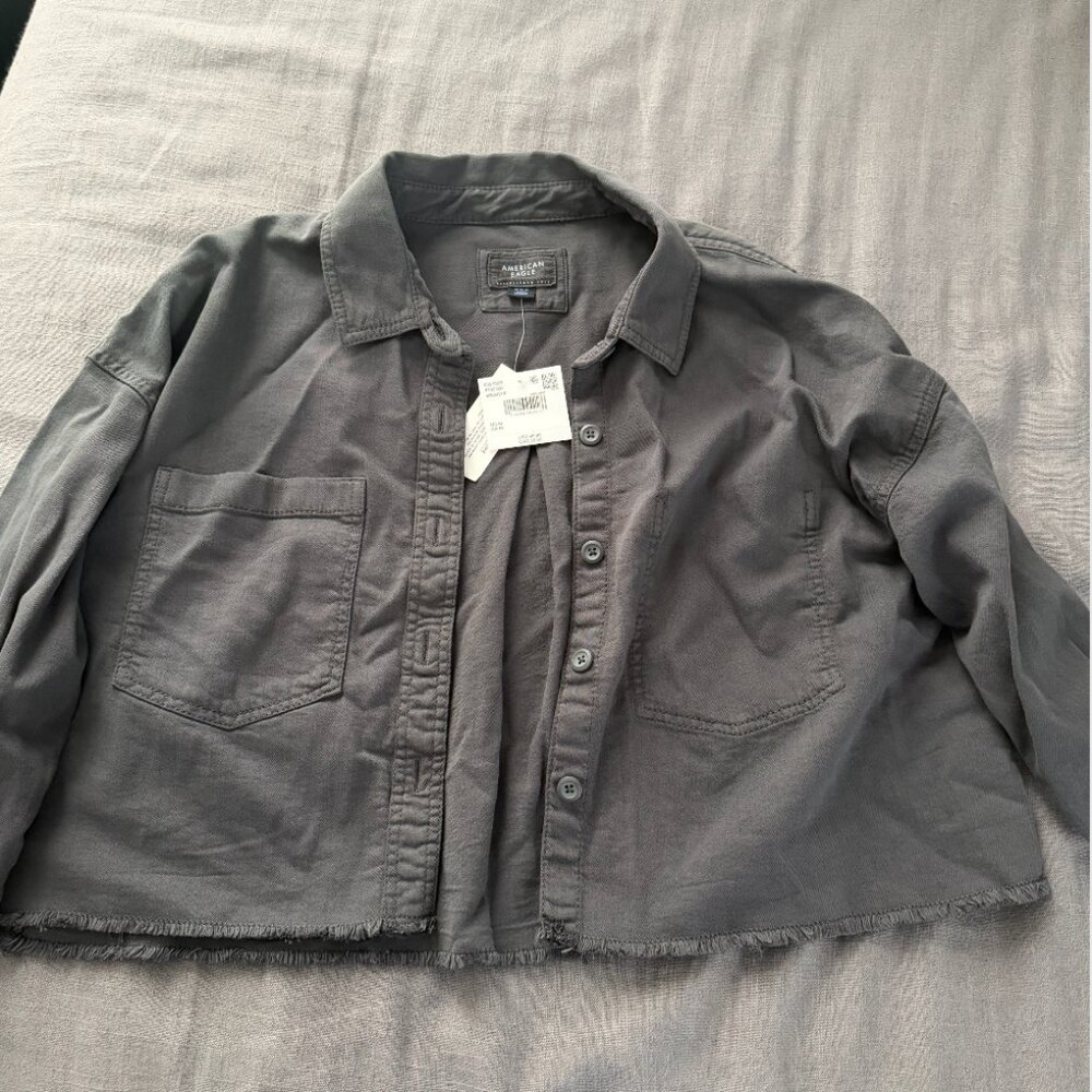 American Eagle Cropped Utility Jacket | Size M | NWT